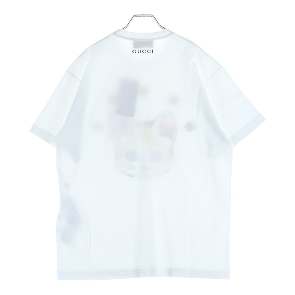 GUCCI(グッチ) ヒグチユウコ Tシャツ カットソー コットンジャージー ホワイト 855021