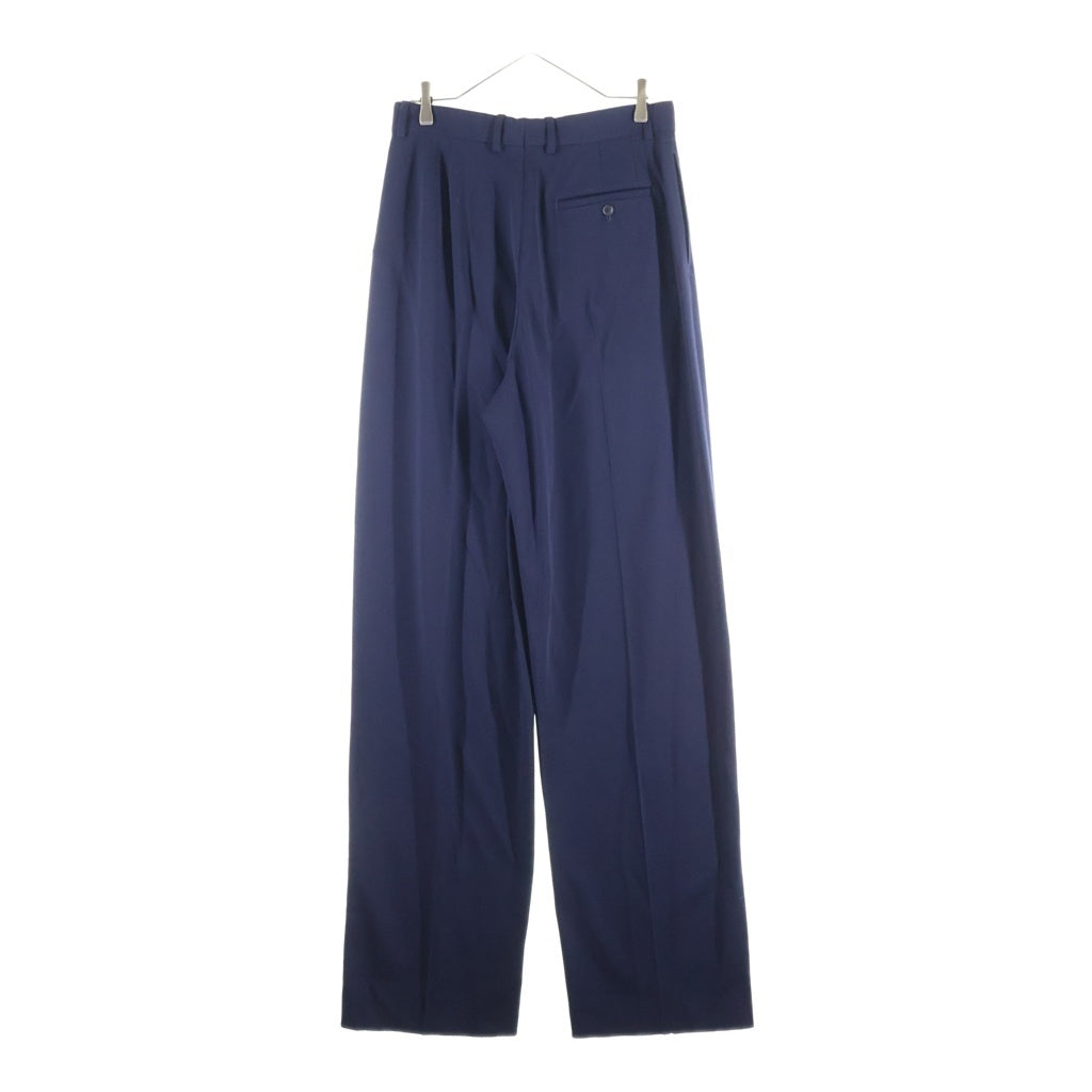 BALENCIAGA(バレンシアガ) GARDE-ROBE テーラード トラウザー ロング パンツ ウール ネイビー 725469 TNT09