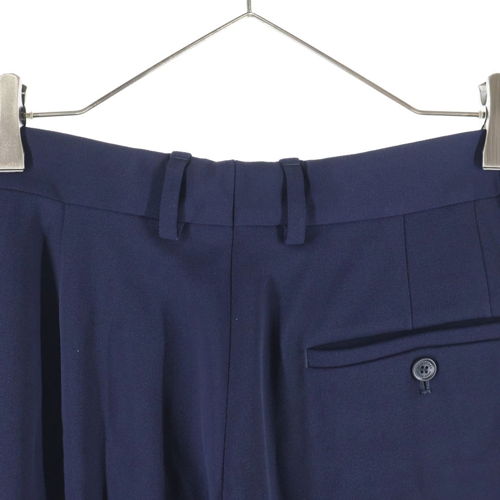 BALENCIAGA(バレンシアガ) GARDE-ROBE テーラード トラウザー ロング パンツ ウール ネイビー 725469 TNT09