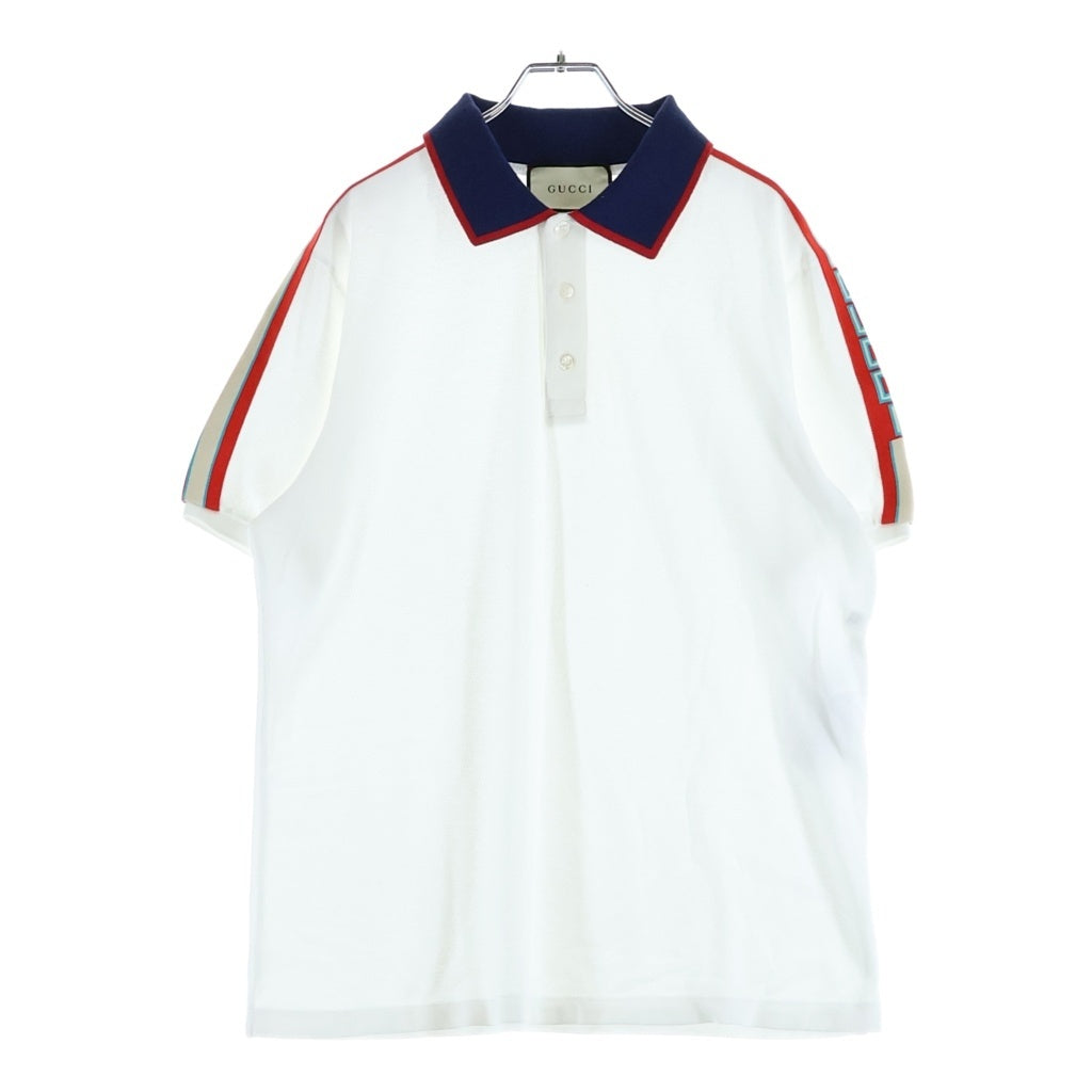 GUCCI(グッチ) 19SS ポロシャツ 半袖 カットソー コットン ホワイト 500972