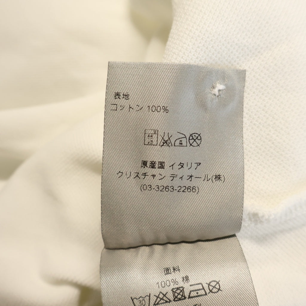 Dior HOMME(ディオールオム) 半袖ポロシャツ BEE刺繍 ホワイト 003IP800P013