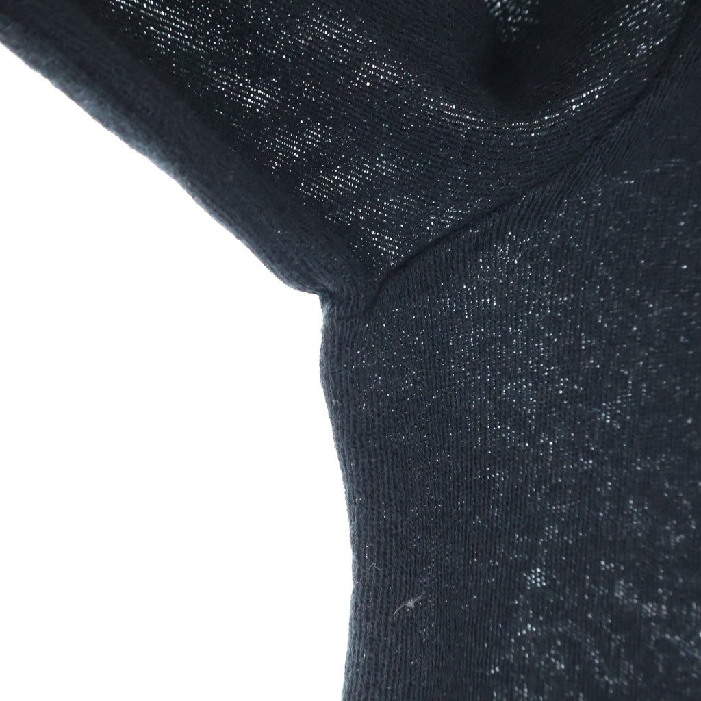 MONCLER(モンクレール) 25SS ロゴ刺繍 スナップボタン コットンニット カーディガン ブラック レディース K10939B00035