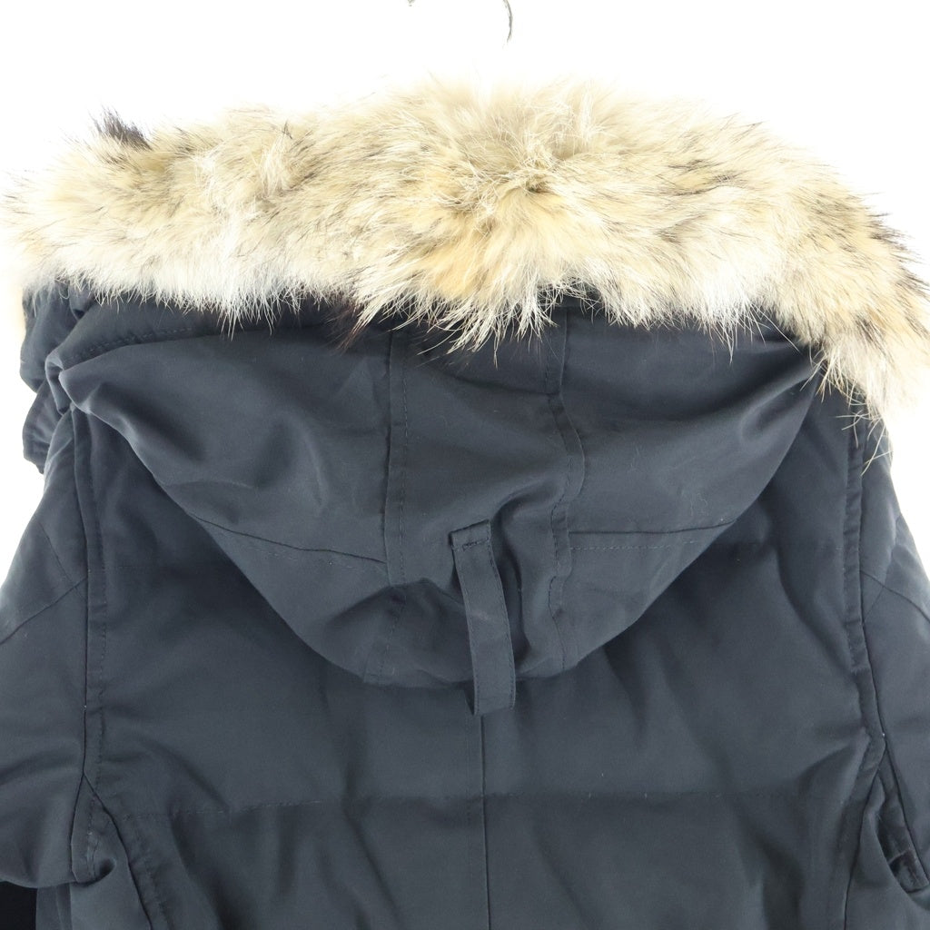 CANADA GOOSE(カナダグース) SHELBURNE シェルバーン ファーフーデッド ダウンジャケット ブラック 3802LA レディース