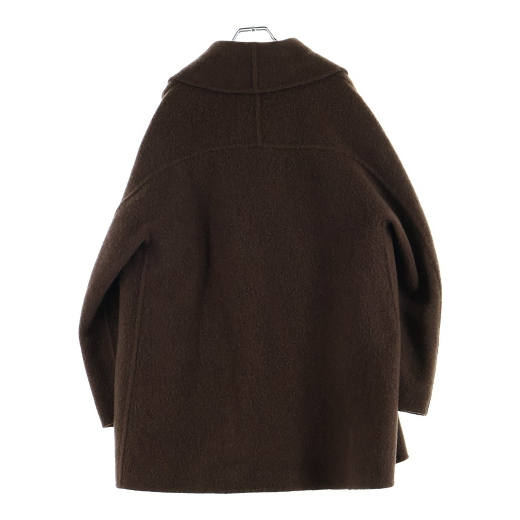 THE ROW(ザロウ) Polli Jacket ポリー カシミヤ ショールカラー ダブルブレスト コート ジャケット ブラウン 5887-W2101 レディース