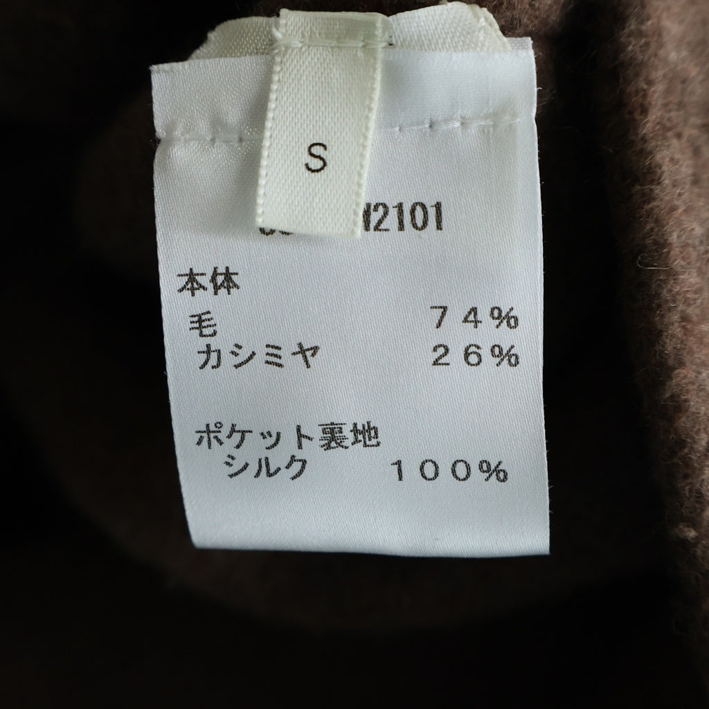 THE ROW(ザロウ) Polli Jacket ポリー カシミヤ ショールカラー ダブルブレスト コート ジャケット ブラウン 5887-W2101 レディース