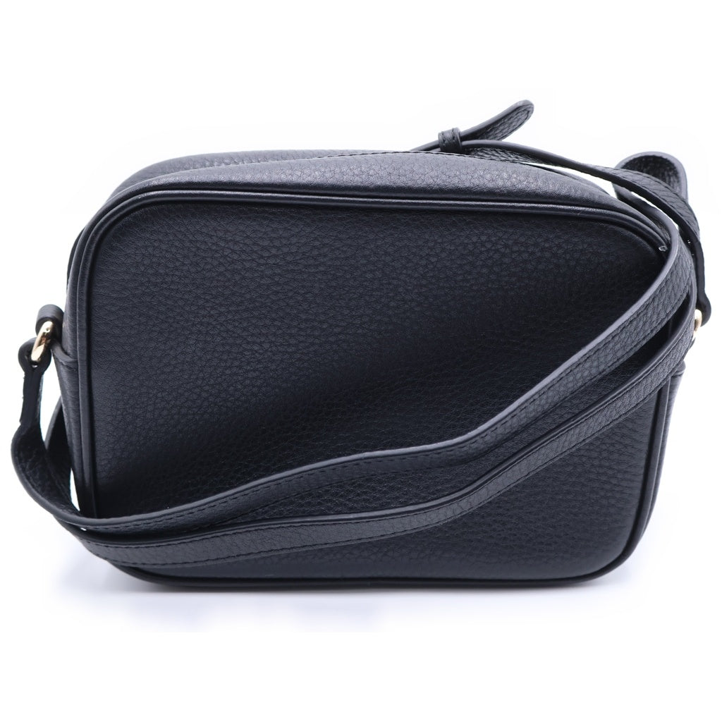 GUCCI(グッチ) GGマーモント ショルダーバッグ ミニバッグ ブラック レザー 308364 ゴールド金具