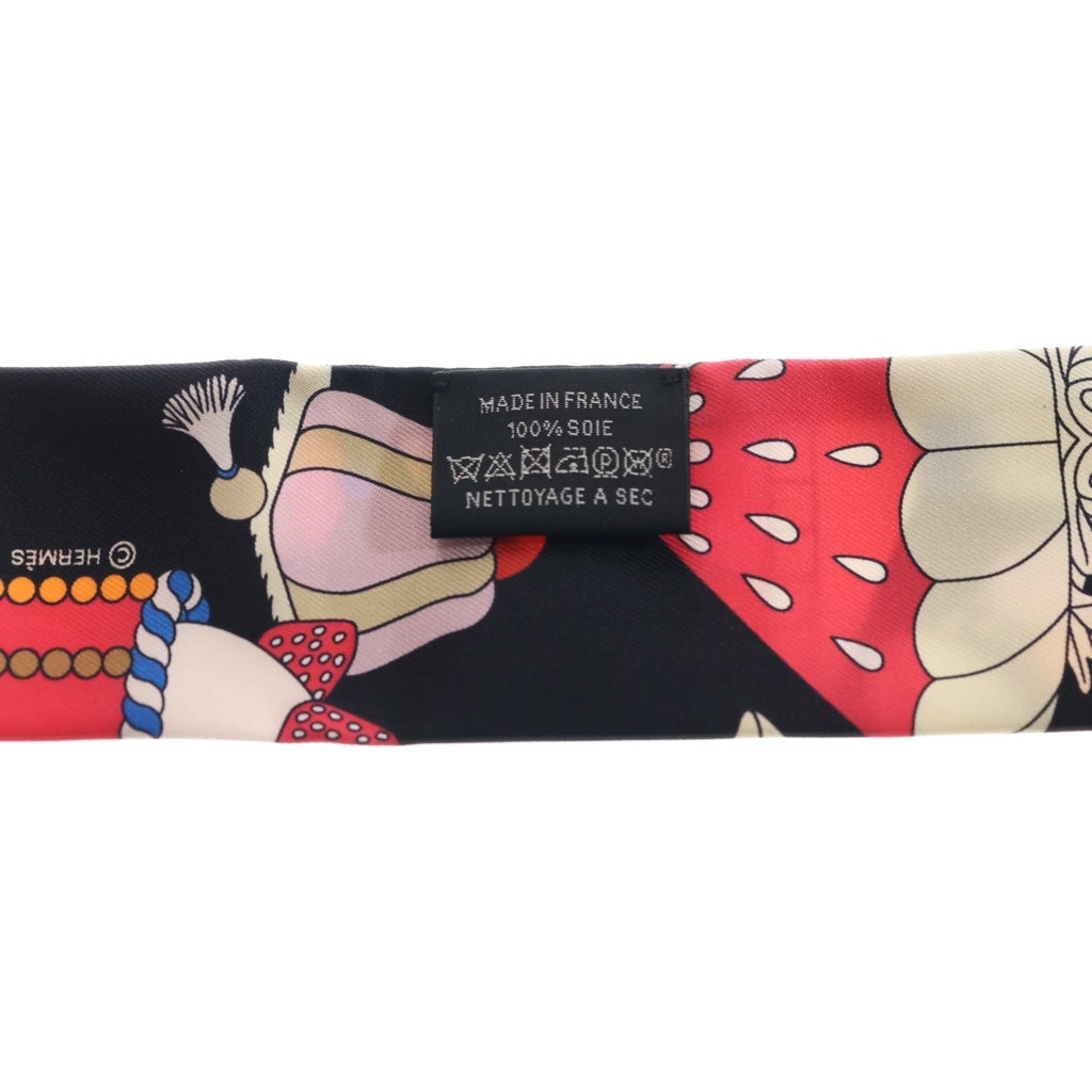 HERMES(エルメス) ツイリー パティスリーフランセーズ シルクスカーフ マルチカラー