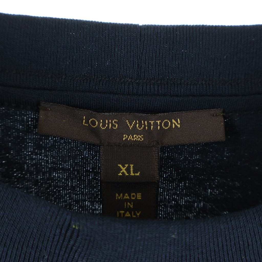 LOUIS VUITTON(ルイヴィトン) 17年 ポルカドット ワンピース 半袖 リボン モノグラム コットン シルク ブラック/ホワイト/レッド RW171B AQG FBDS78