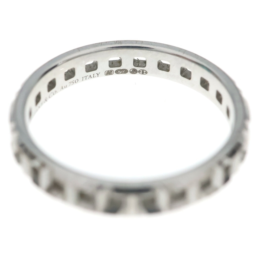 TIFFANY & Co.(ティファニー) Tトゥルー ナロー リング ホワイトゴールド Au750WG