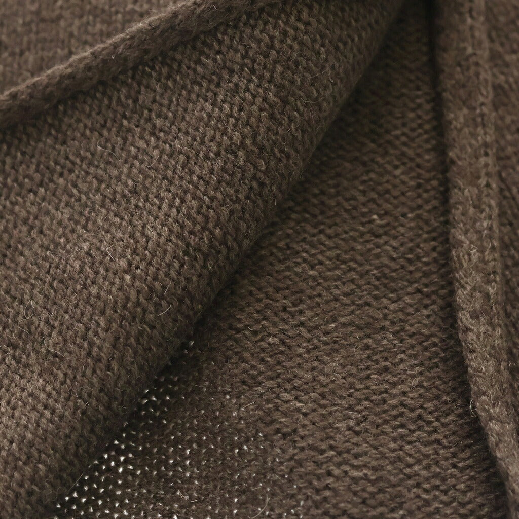 LOUIS VUITTON(ルイヴィトン) ストール マフラー チャーム付き ウール ブラウン RW082W
