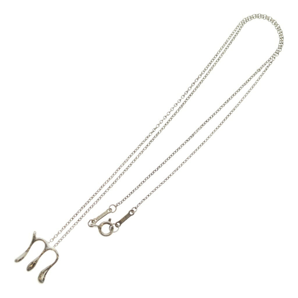 TIFFANY & Co.(ティファニー) レターM ネックレス ペンダント チェーン シルバー Ag925