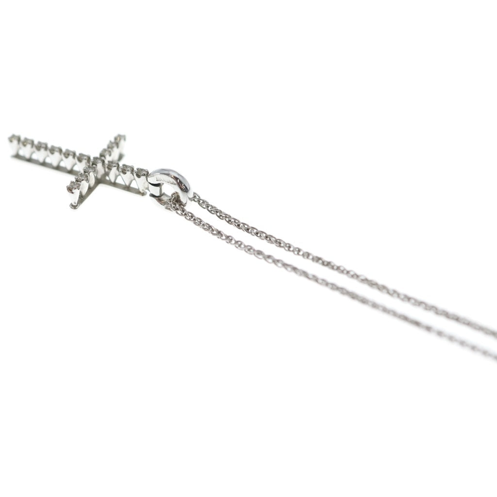DAMIANI(ダミアーニ) ミステリークロス ダイヤネックレス ペンダント チェーン ホワイトゴールド K18WG