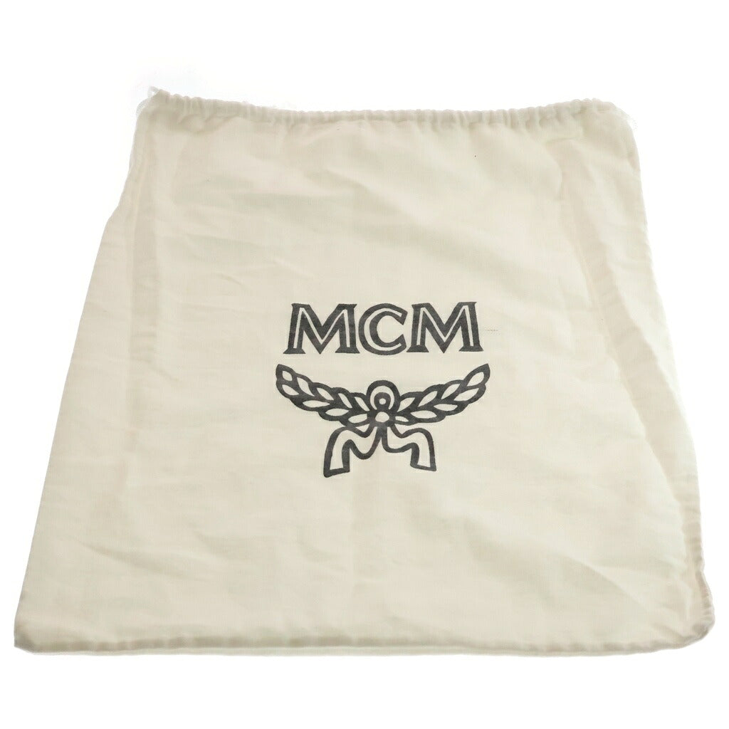 MCM(エム シー エム) ヴィセトス リュックサック バックパック ブラック レザー シルバー金具