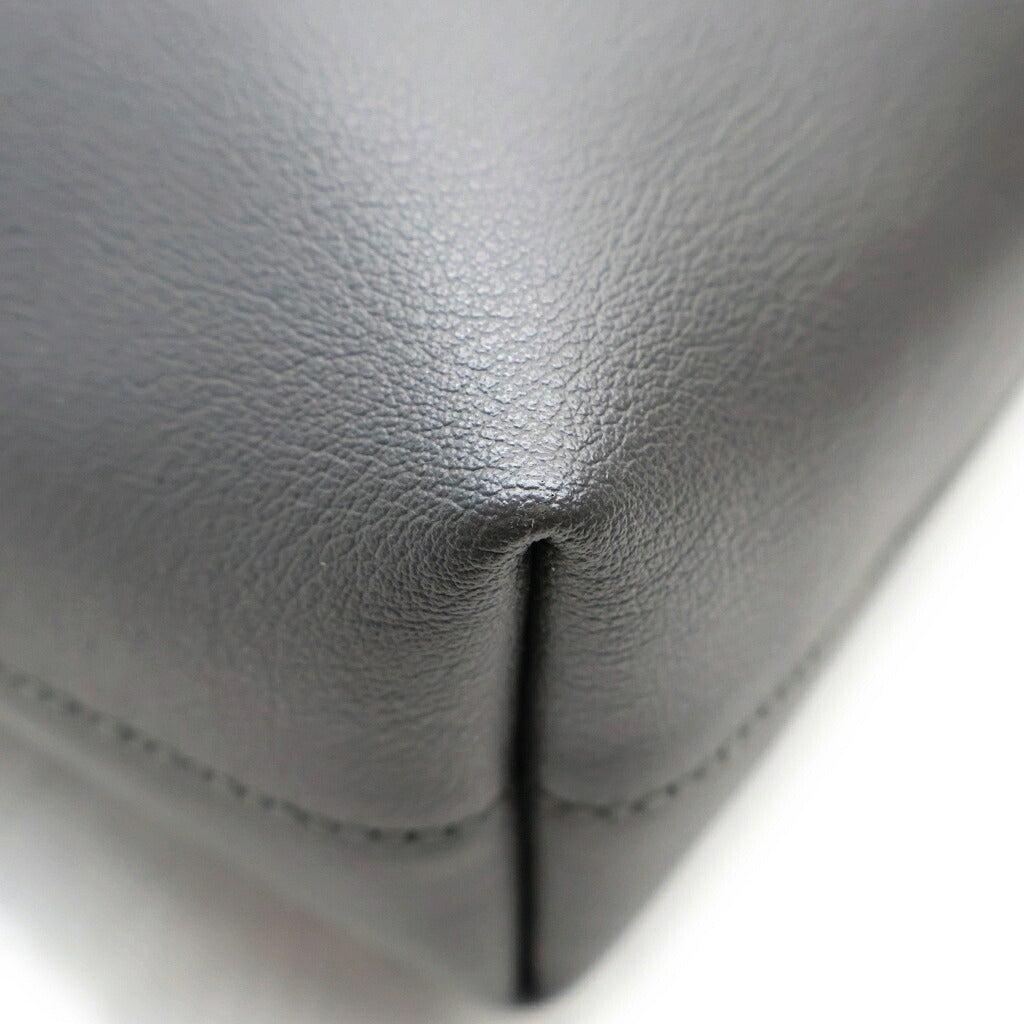 SAINT LAURENT PARIS(サンローランパリ) トイショッピング 2WAYトートバッグ ショルダーバッグ ハンドバッグ グレー レザー 600307 ゴールド金具