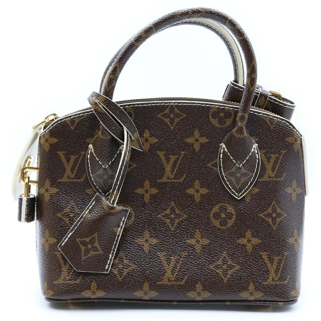 LOUIS VUITTON(ルイヴィトン) シャイニーロックイットBB ハンドバッグ モノグラム PVCレザー ブラウン M40599
