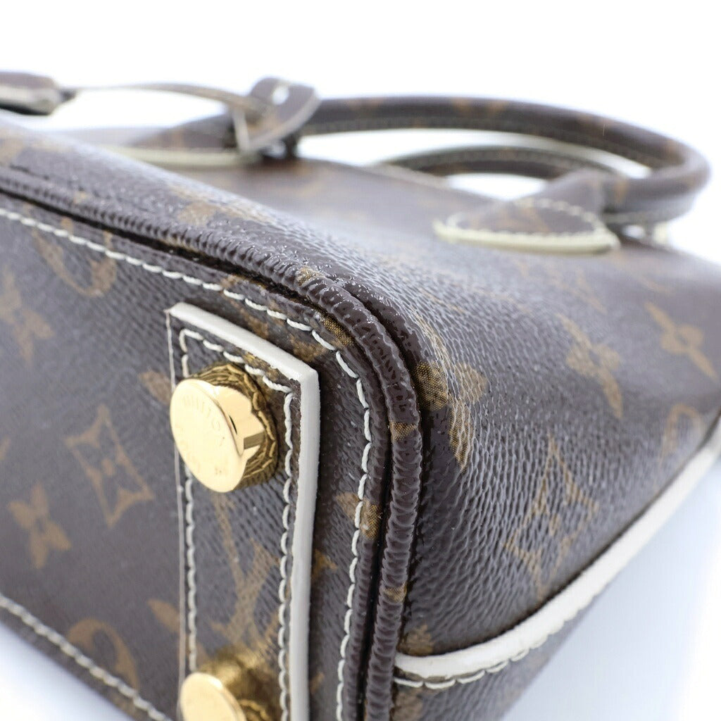 LOUIS VUITTON(ルイヴィトン) シャイニーロックイットBB ハンドバッグ モノグラム PVCレザー ブラウン M40599
