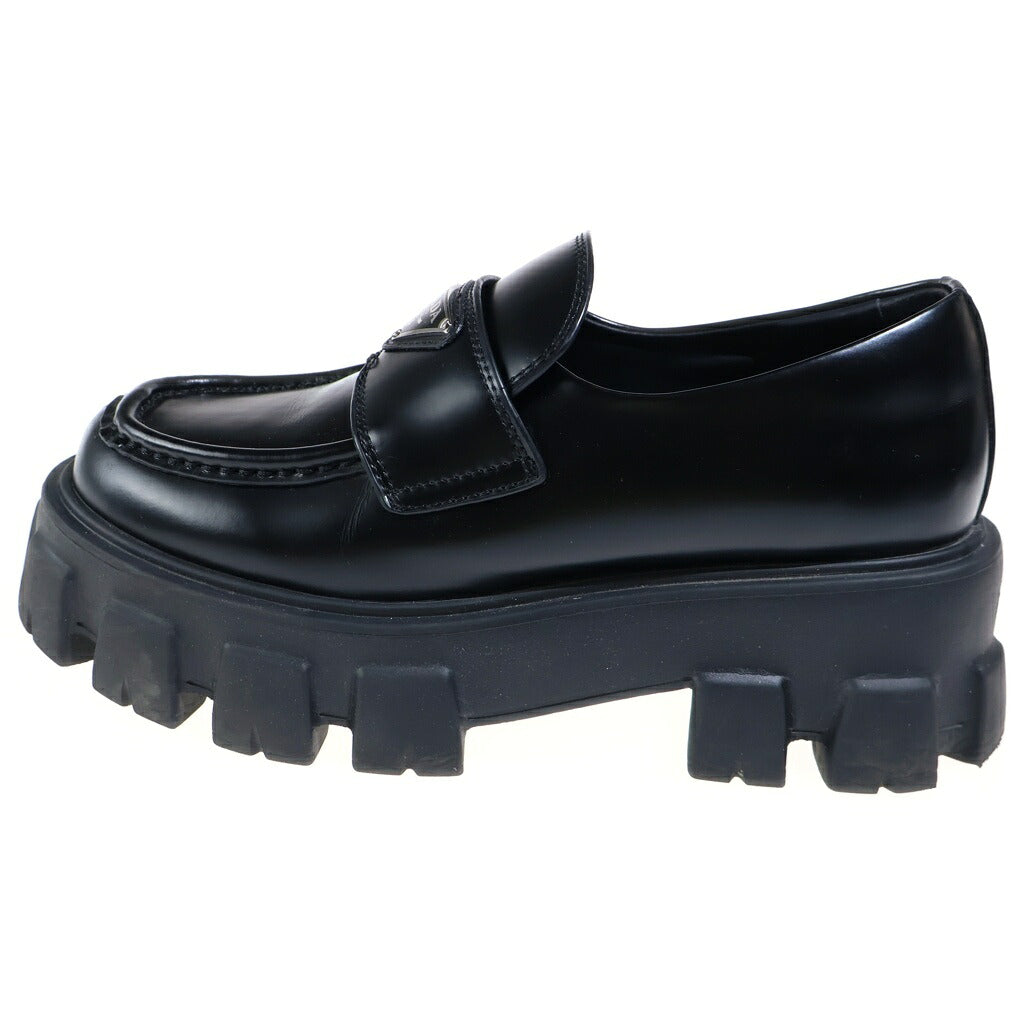 PRADA(プラダ) モノリス ブラッシュドレザー ローファー