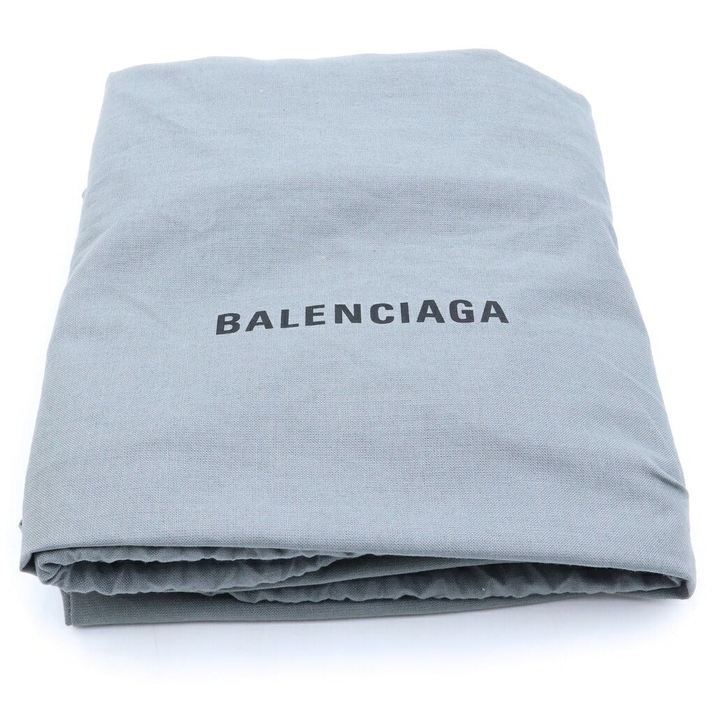 BALENCIAGA(バレンシアガ) BBモノグラム トレード ラージ トートバッグ ハンドバッグ ブラック キャンバス 621826 シルバー金具