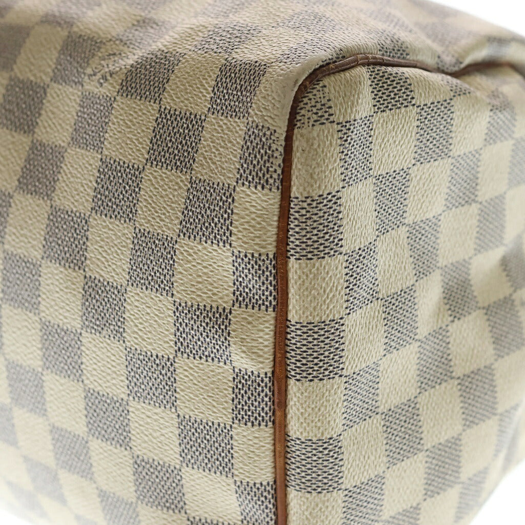 LOUIS VUITTON(ルイヴィトン) スピーディ 30 ハンドバッグ ミニボストン ダミエアズール PVCレザー アイボリー N41533