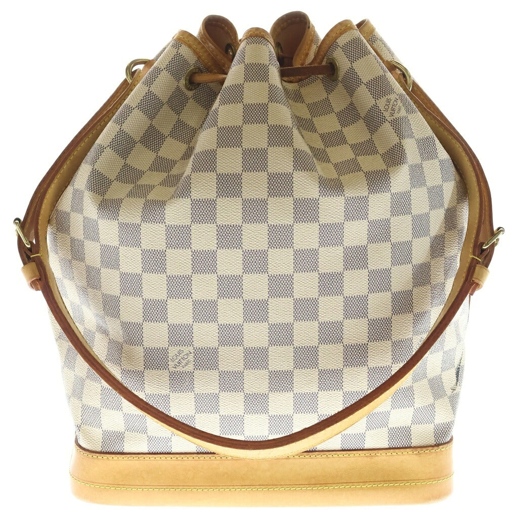 LOUIS VUITTON(ルイヴィトン) ダミエ アズール ノエ ショルダーバッグ 巾着 PVCレザー アイボリー N42222