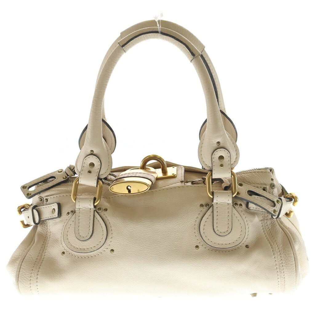 Chloe(クロエ) パディントン ハンドバッグ レザー ベージュ