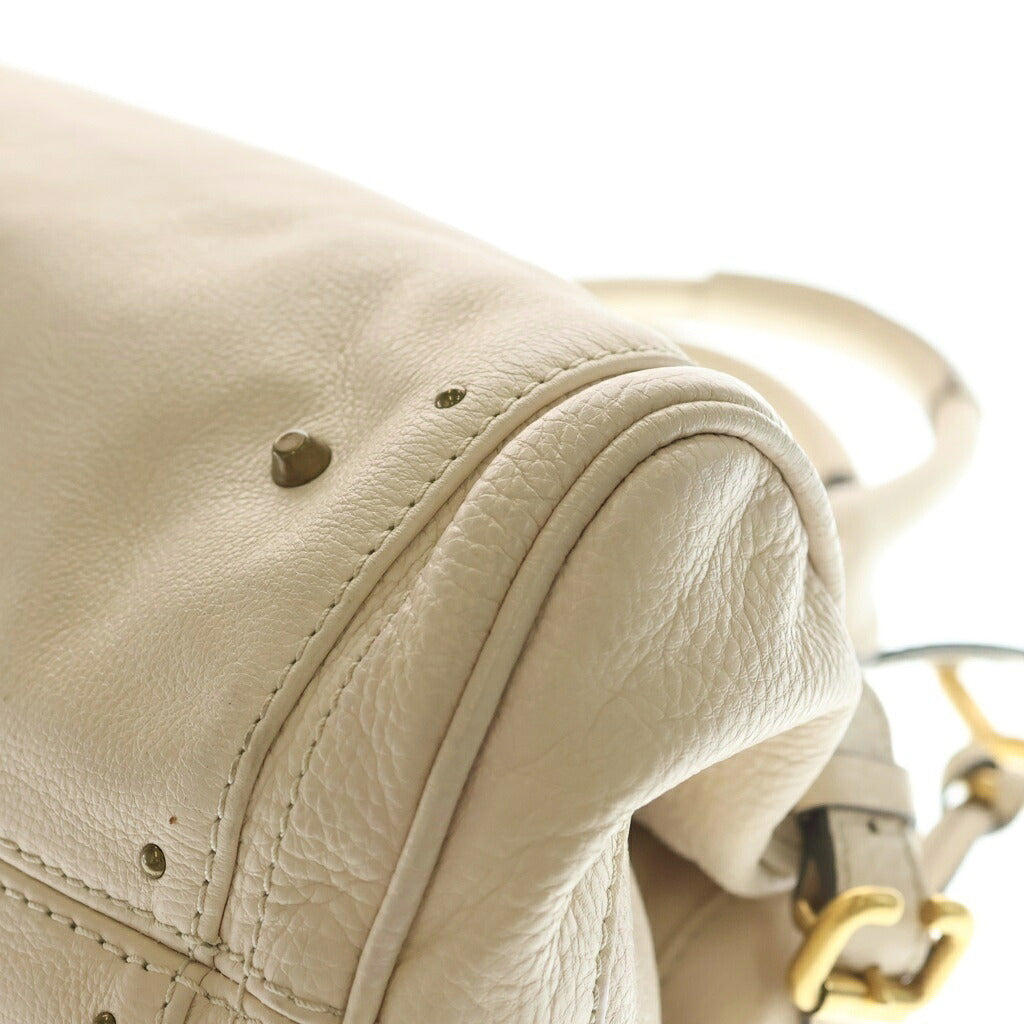 Chloe(クロエ) パディントン ハンドバッグ レザー ベージュ