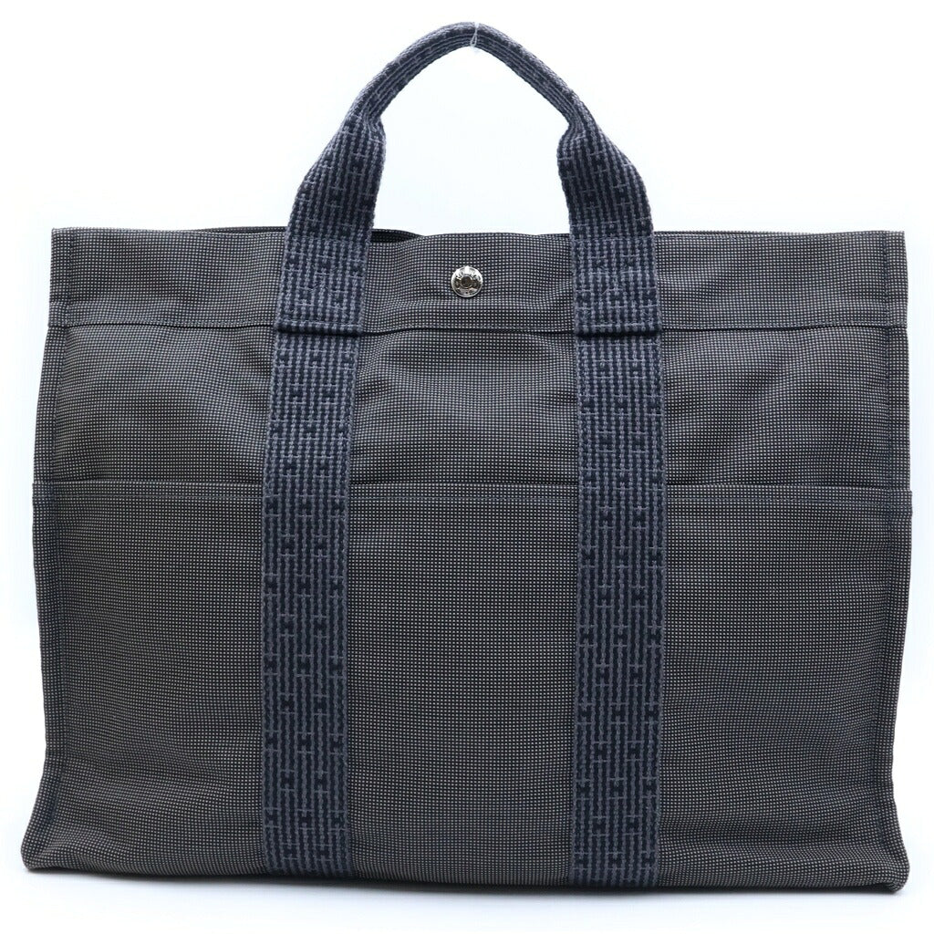 HERMES(エルメス) エールライン トートMM トートバッグ ハンドバッグ キャンバス グレー