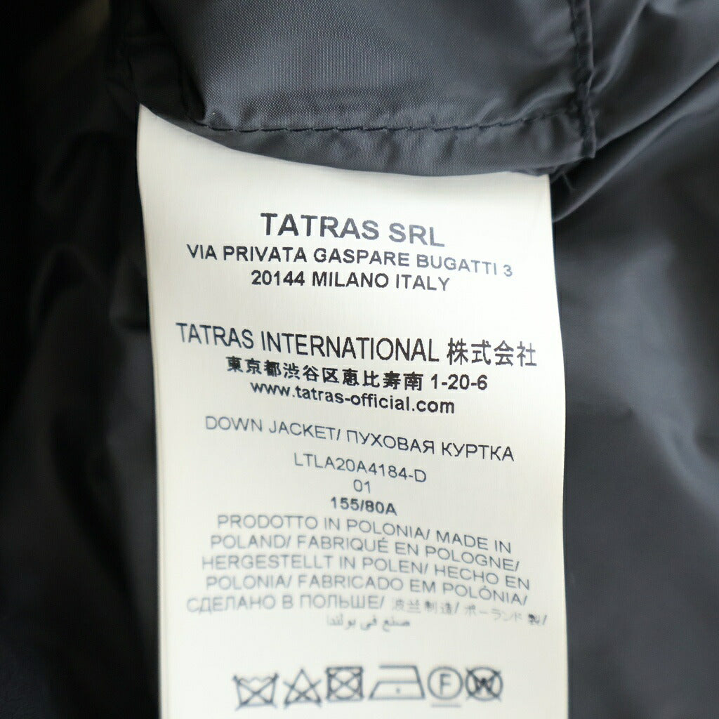 TATRAS(タトラス) STRINA ダウンコート ダウンジャケット ブラック LTLA20A4184