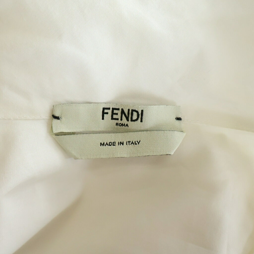 FENDI(フェンディ) コットンジャケット ホワイト ショート丈 FS7147 A0MY