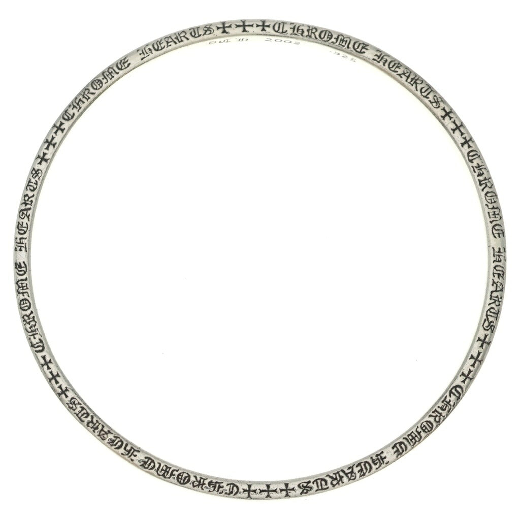 CHROME HEARTS(クロムハーツ) BANGLE NTFL NTFLバングル ブレスレット シルバー