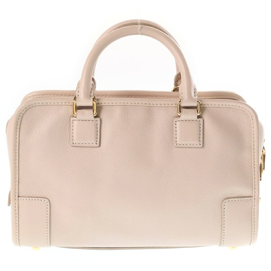 LOEWE(ロエベ) アマソナ23 ハンドバッグ ショルダーバッグ 2WAY アナグラム ベージュ レザー A039N07X17