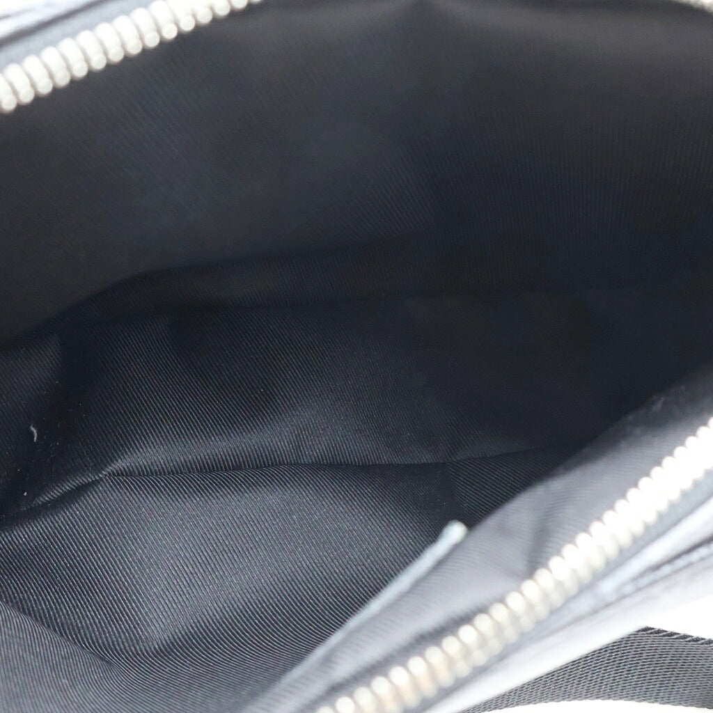 LOUIS VUITTON(ルイヴィトン) モノグラムエクリプス バムバッグ ショルダーバッグ ウエストバッグ ボディバッグ ブラック レザー×PVC M30245 シルバー金具