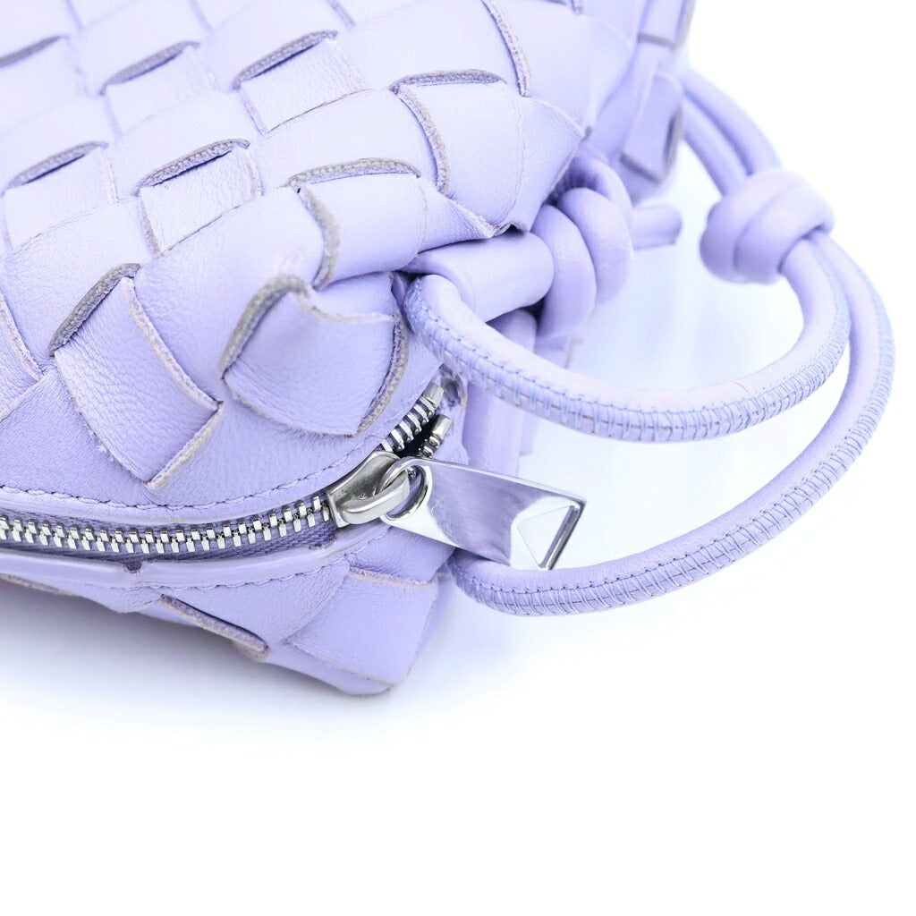 BOTTEGA VENETA(ボッテガヴェネタ) イントレチャート ミニループ ウィステリア ショルダーバッグ パープル レザー