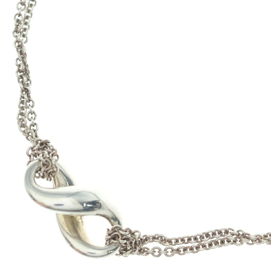 TIFFANY & Co.(ティファニー) インフィニティ ダブルチェーンネックレス ペンダント チェーン シルバー 925