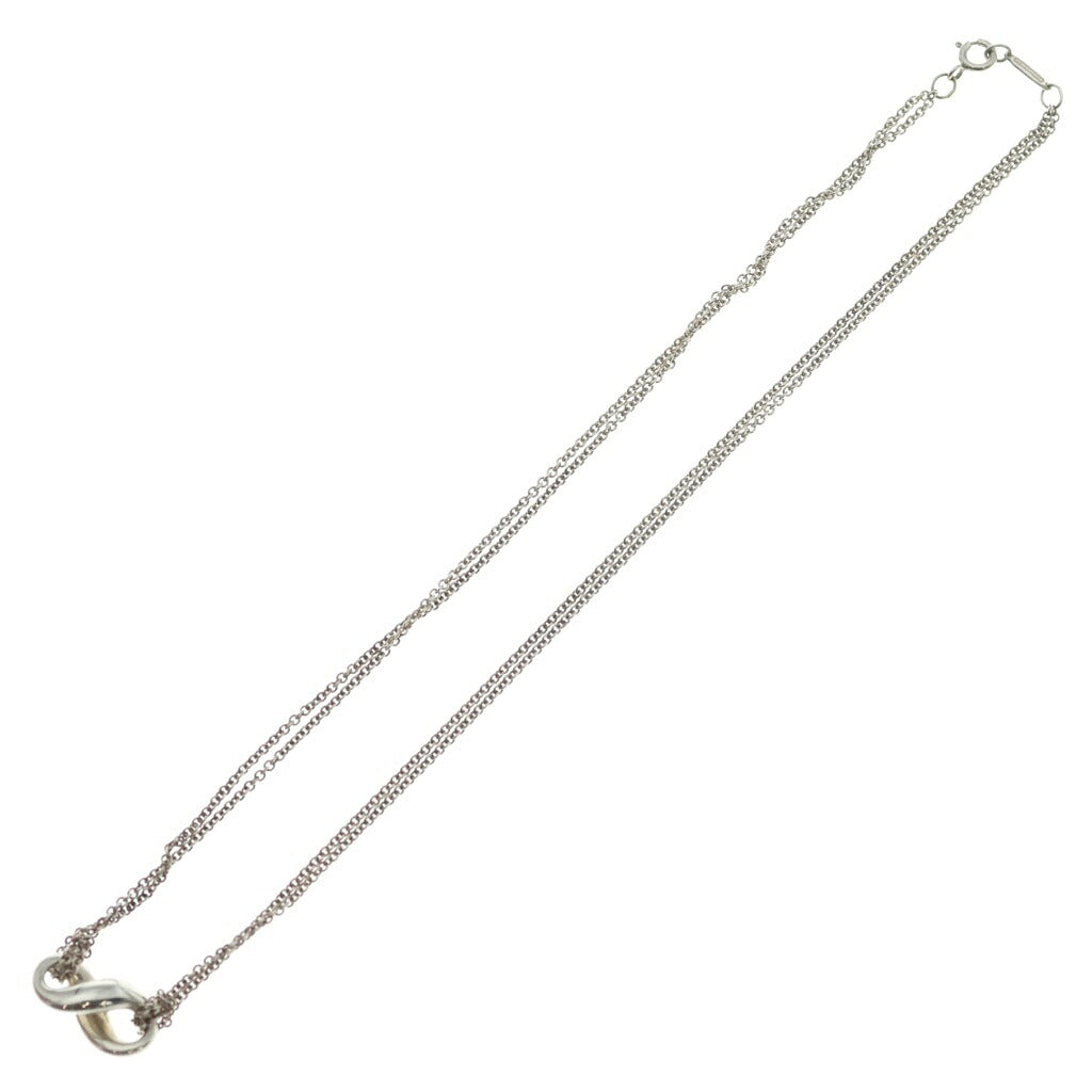 TIFFANY & Co.(ティファニー) インフィニティ ダブルチェーンネックレス ペンダント チェーン シルバー 925