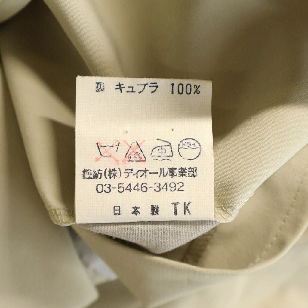 Christian Dior(クリスチャンディオール) ■ステンカラーコート ベージュ S