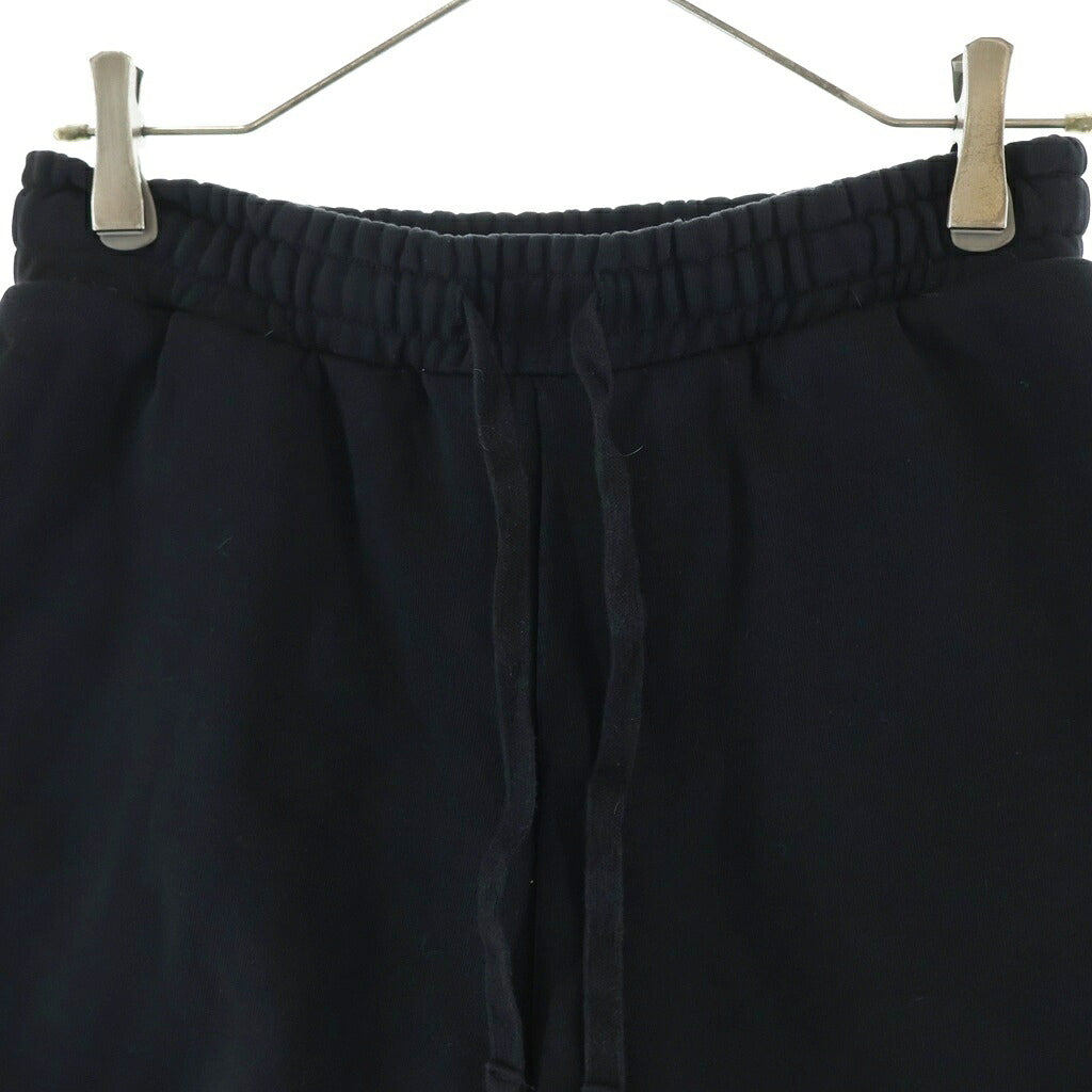 DIESEL(ディーゼル) ロゴ刺繍スウェットショートパンツ ハーフパンツ ブラック A03760