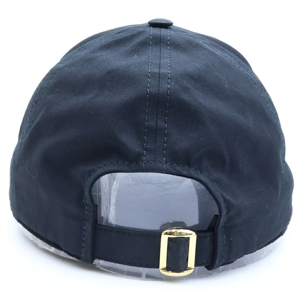 CELINE(セリーヌ) トリオンフ ベースボールキャップ ブラック 2AUT6969P