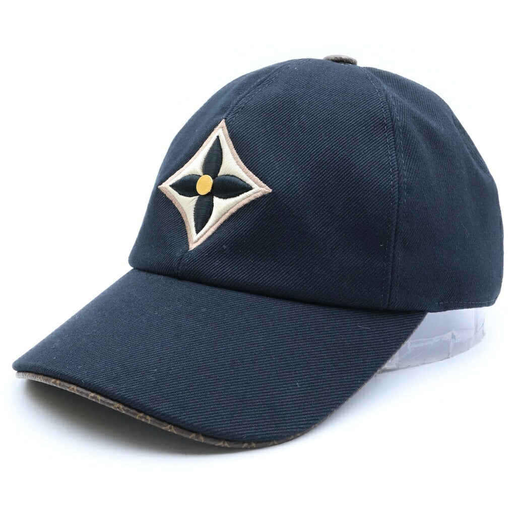 LOUIS VUITTON(ルイヴィトン) LVデー ベースボールキャップ ブラック キャンバス 帽子 M77807