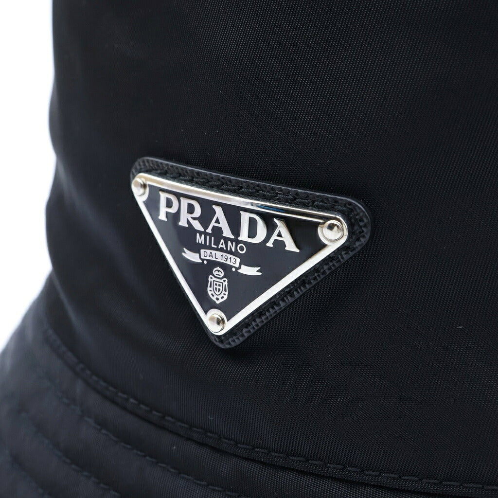 PRADA(プラダ) Re-Nylon リナイロン バケットハット ブラック 帽子 2HC137