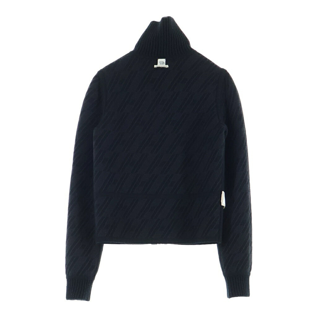 HERMES(エルメス) 23AW リバーシブル ニットブルゾン ドライバーズニット ジップアップ ブラック 3H2204D2 レディース