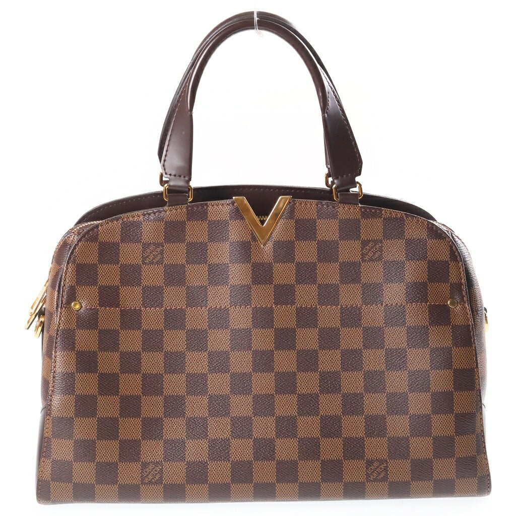 LOUIS VUITTON(ルイヴィトン) ダミエ ケンジントン・ボーリング ハンドバッグ ショルダーバッグ 2WAY ブラウン PVC×レザー N41505
