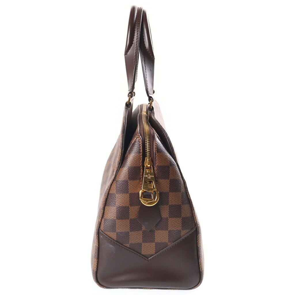 LOUIS VUITTON(ルイヴィトン) ダミエ ケンジントン・ボーリング ハンドバッグ ショルダーバッグ 2WAY ブラウン PVC×レザー N41505