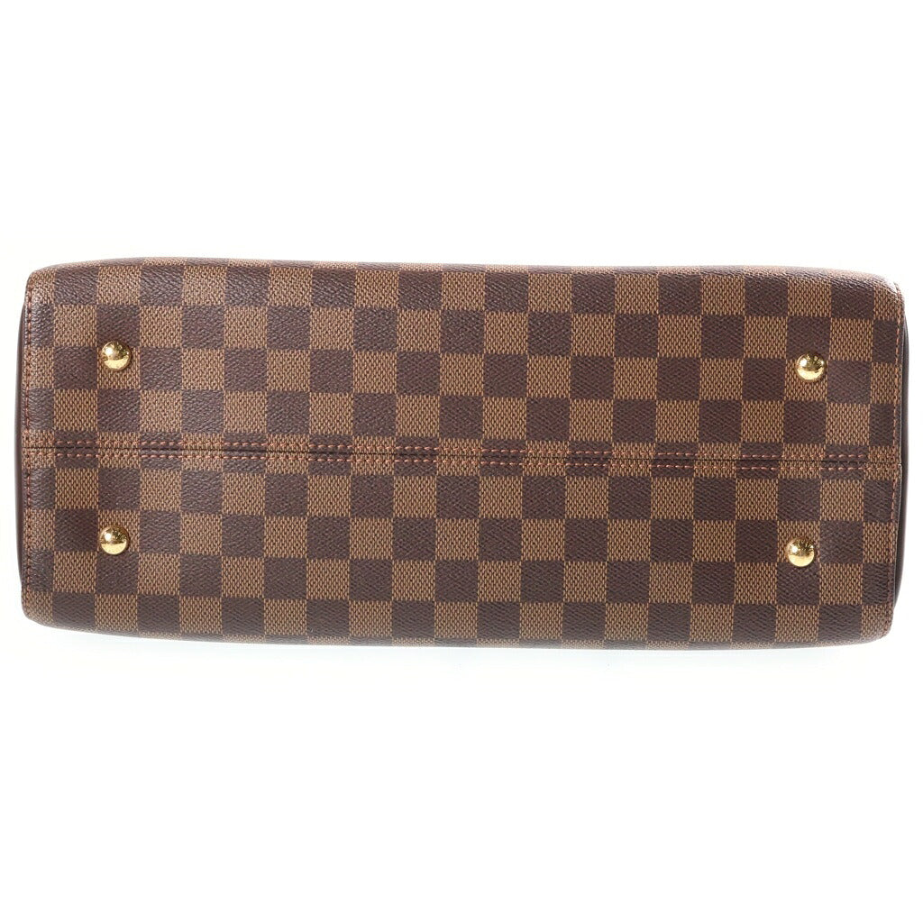 LOUIS VUITTON(ルイヴィトン) ダミエ ケンジントン・ボーリング ハンドバッグ ショルダーバッグ 2WAY ブラウン PVC×レザー N41505