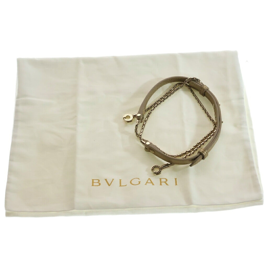 BVLGARI(ブルガリ) セルペンティ 2WAYハンドバッグ チェーンショルダーバッグ ゴールド レザー ゴールド金具
