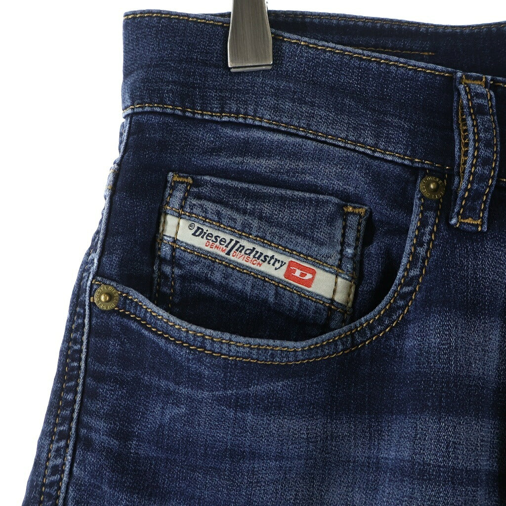 DIESEL(ディーゼル) デニムパンツ ボトムス ロゴ コットン ブルー