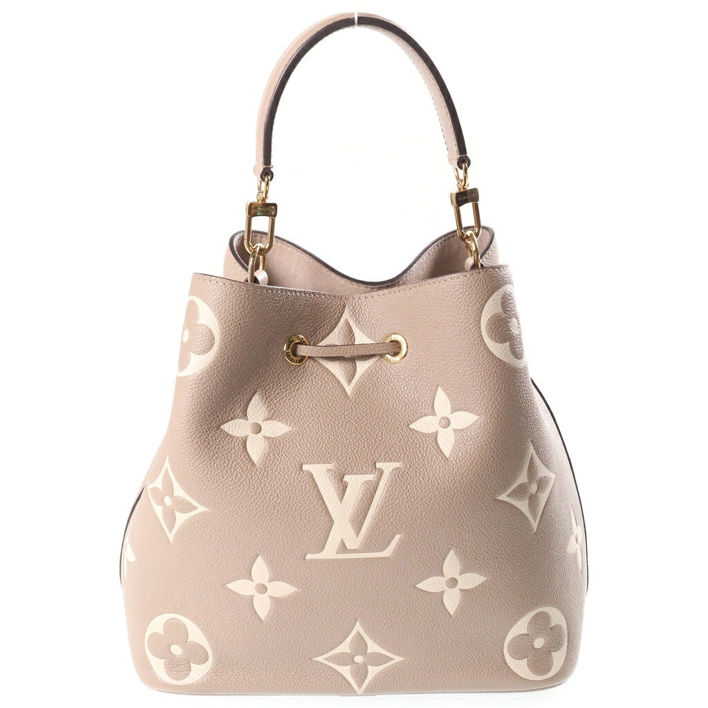 LOUIS VUITTON(ルイヴィトン) モノグラム アンプラント ネオノエMM ハンドバッグ ショルダーバッグ 2WAY ベージュ レザー M45555 ICタイプ