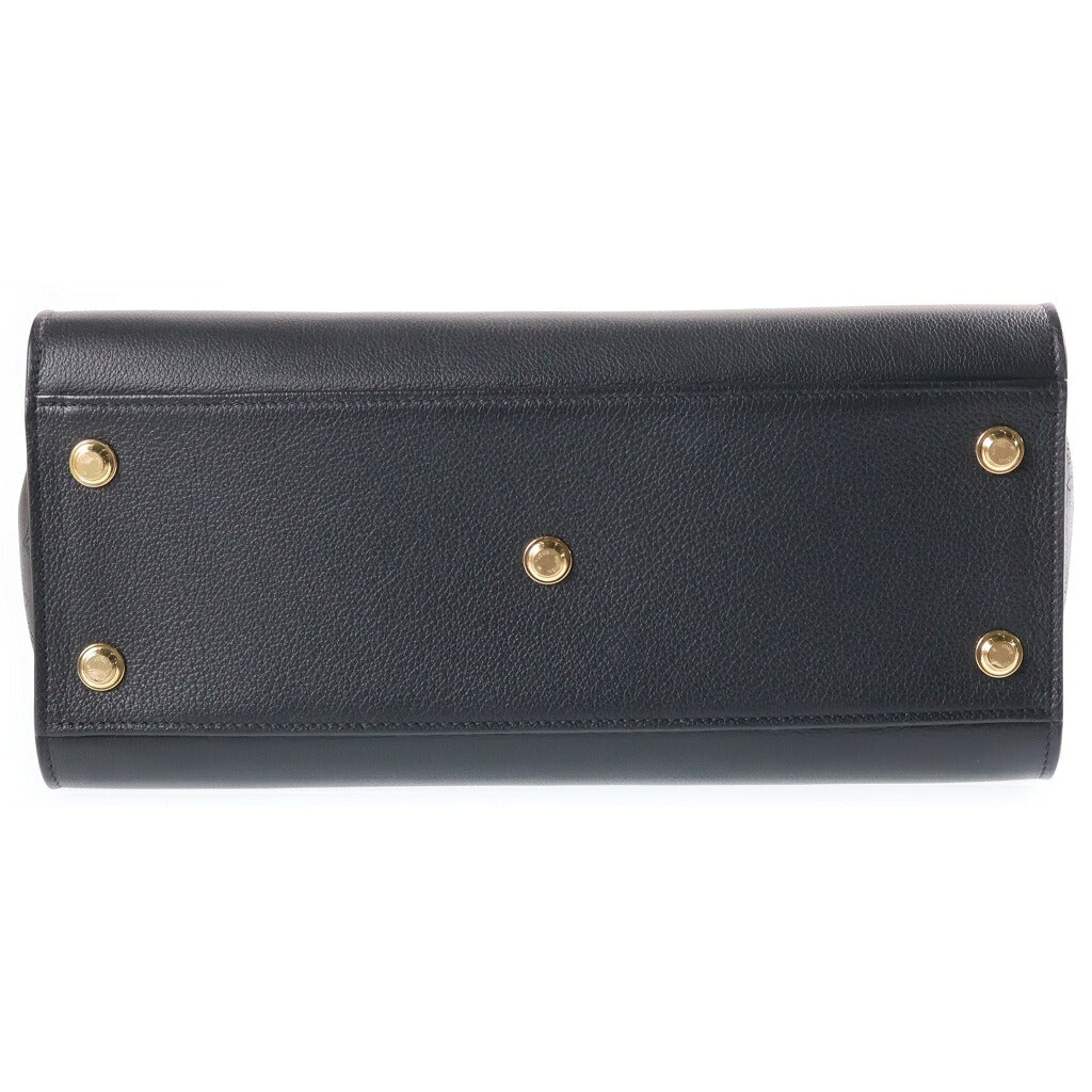 LOUIS VUITTON(ルイヴィトン) モノグラム タフタージュ オンマイサイドGM ハンドバッグ ショルダーバッグ 2WAY ブラック レザー M22225 ICタイプ