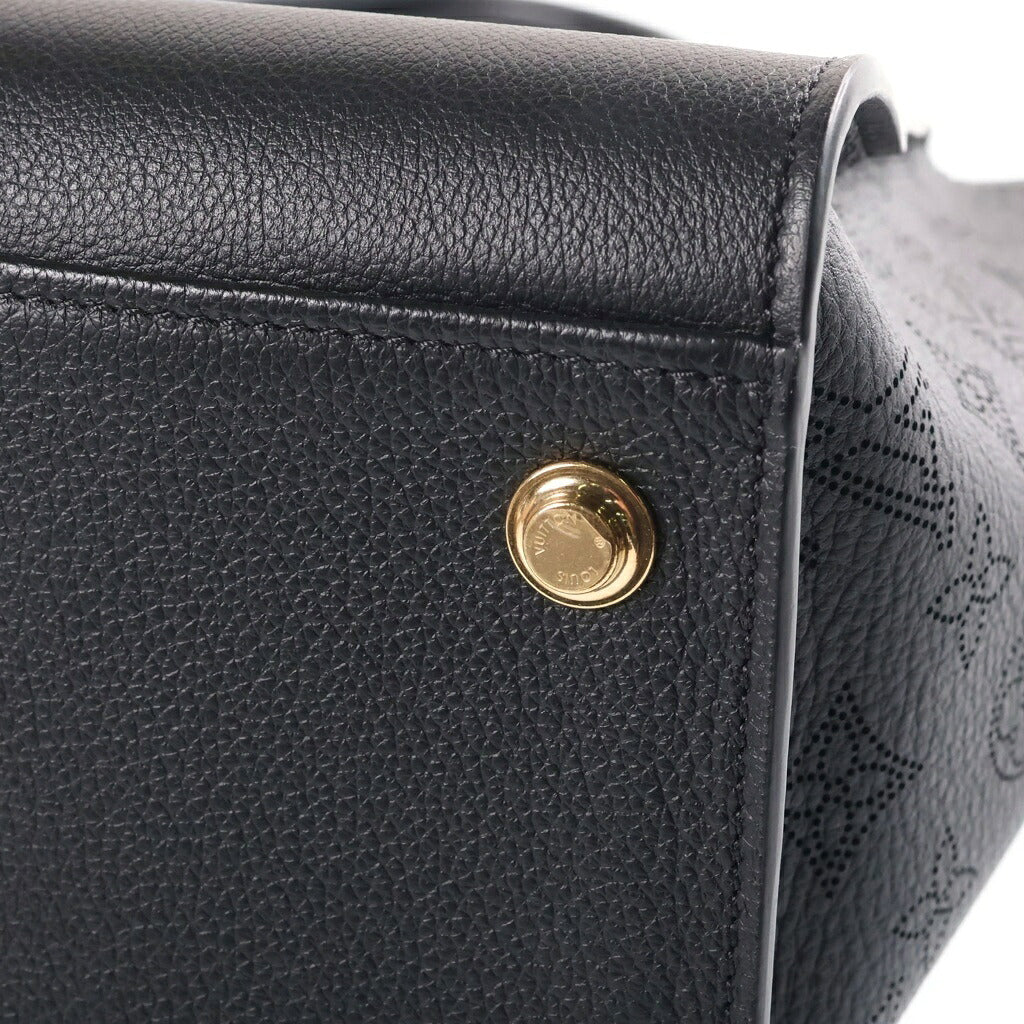 LOUIS VUITTON(ルイヴィトン) モノグラム タフタージュ オンマイサイドGM ハンドバッグ ショルダーバッグ 2WAY ブラック レザー M22225 ICタイプ