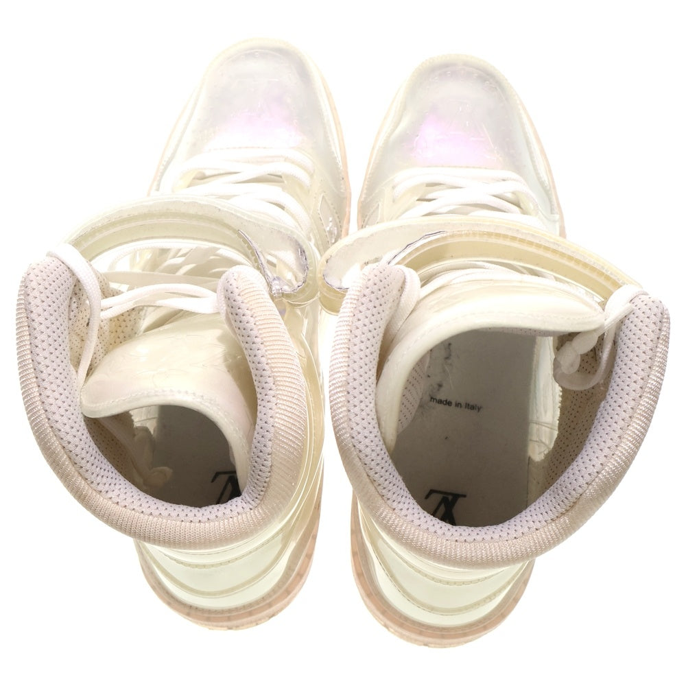 LOUIS VUITTON(ルイヴィトン) 20SS ×Virgil Abloh ヴァージルアブロー LVLVトレイナーライン クリアハイカット スニーカー 1A5YJ1